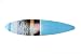 Graphic Pin tail Longboard Deck 44 x 10 Minor Scrathches