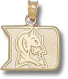 Duke Blue Devils Solid 10K Gold Iron Duke 1/2'' Pendant