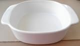 Vintage Chantal 2 Quart Bakeware Dish - White - 8 inches x 8 inches x 2 1/2 inches - Lid NOT included