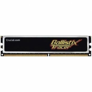 Crucial Technology BL12864AL80A 1 GB&nbsp;Ballistix Tracer 240-pin DIMM with LEDs&nbsp;&nbsp;DDR2 PC2-6400 4-4-4-12 Unbuffered NON-ECC DDR2-800 2.0V 128Meg x 64 Memory