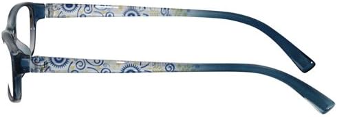 EyeBuyExpress Shield Blue Reading Glasses