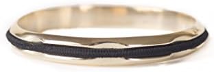 Hairbanglez Brushed Metal Fashion Hair Band Bracelet