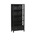 Delano Large Bookcase - Antique Black
