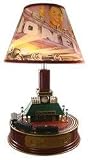 Lionel Train Station Lamp