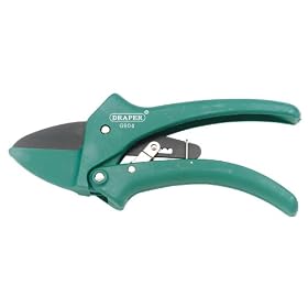 Draper 34478 190 mm Anvil-Pattern Ratchet-Action Secateurs