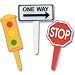 Street Sign Cupcake Picks - 12ct