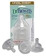 Dr. Brown's Natural Flow Level 3 Wide Neck Nipple, 3 Pack