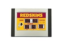 Washington Redskins Scoreboard Desk Clock 6.5"x9" Scoreboard Desk Clock- Washington Redskins - NFL Football Fan Shop Sports Team Merchandise