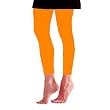 BRIGHT ORANGE ULTRA STRETCH SEMI OPAQUE FOOTLESS TIGHTS