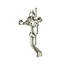 Rohl U.3552L-STN PERRIN & ROWE EDWARDIAN EXPOSED THERMOSTATIC MIXER WITH TUB SPOUT AND VOLUME CONTROL ADDITION IN SATIN NICKEL WITH LEVERS (INCLUDES BOTH PORCELAIN AND METAL P&R EXPSD THERM MXR PRC S.NK