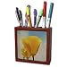 Patricia Sanders Flowers - Orange Poppies Spring Day- Flowers - Tile Pen Holders-5 inch tile pen holder