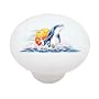 Dolphin Sunrise Decorative High Gloss Ceramic Drawer Knob