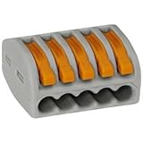 Wago 222-415 LEVER-NUTS 5 Conductor Compact Connectors 40 PK