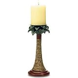 Palm Tree Candle Holders Set of 2