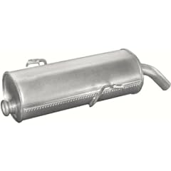 Auspuff Endschalld�mpfer Endtopf f�r PEUGEOT 206 1.4 KAT HATCHBACK 2000-3.2003 1360ccm 75PS 55kW