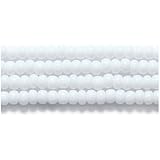 Preciosa Ornela Czech Opaque Seed Bead, White, Size 10/0