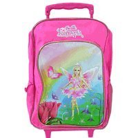 Barbie Backpack : Fairy Topia Full size Rolling Backpack