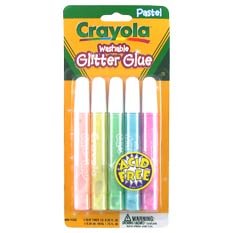 Crayola� Washable Glitter Glue - Pastels - 5 Ct.