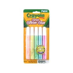 Crayola Washable Glitter Glue - Pastels - 5 Ct [Toy]