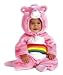 Infant Size 1-2 Plush Deluxe Care Bears Costume - Cheer Bear Costume - Official Licensed Costume