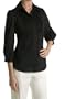 Robert Rodriguez Lace Inserts Blouse in Black