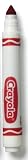 Crayola Classic Broadline Conical Tip Markers - Single Color - Box of 12 Red