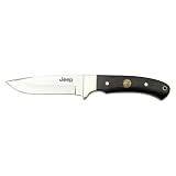 Fixed-Blade Hunter Knife with Leather Sheath