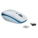 Logitech V550 Nano Cordless Laser Mouse for Notebooks (Silver/Blue)