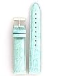 Watchband Genuine Crocodile 14mm Sky Blue Watchband Genuine Crocodile 14mm Sky Blue