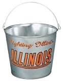 Illinois Fighting Illini Metal 5 Quart Pail