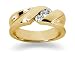 0.21 ctw. Woman's Round Diamond Wedding Band in 14K Yellow Gold