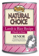 Nutro Natural Choice Lamb and Rice Senior Canned Dog Food