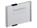 Durable 480123 Türschild Info Sign, 153 x 110 mm, metallic silber