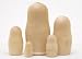 Unpainted Blank Russian Nesting Doll 5pc./6