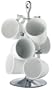Bodum 7-Piece Mug Tree Set, White
