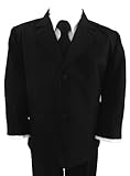 Gino Giovanni Black Formal Baby Suit Size Medium 6-12 Month (Medium)