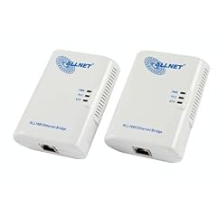 Allnet 85 Mbit Powerline Ethernet Bridge Bundle (Netzwerk aus der Steckdose)