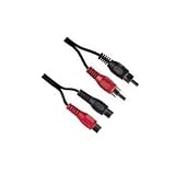 2 x RCA/Phono Plugs to 2 X RCA/Phono Sockets GOLD 5 Mtr