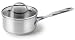 Calphalon Simply Calphalon Stainless-Steel 1-Quart Saucepan with Glass Lid