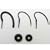 Original Jawbone 2 Set of Ear Loop & Ear Bud ( 3x different sizes hook & 2x different sizes ear bud )
