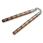 12 in. Round Burned Rattan Speedchuck Nunchaku.