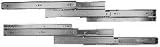 Drawer Slide, Full Extension, 18 in., Heavy Duty, 150 lb. Capacity, Zinc