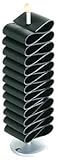 idee+design Pico Midi Tower レザー製マルチラック 黒 AUR004-nero 7910054