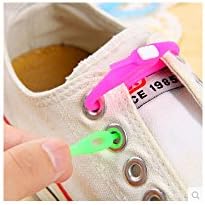 I Paimy Creative Personality Fashion Colorful Silicone Free Tie Laces Lazy Shoelaces(6pcs/set)
