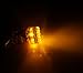 TuningPros LEDFS-3157-A24 Front Signal LED Light Bulbs 3157, 24 LED Amber 2-pc Set