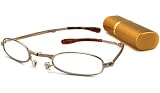 Able Vision FOLDING Readers Reading Glasses - Folding Thinline Gold / THINLINE FOLDING GOLD +1.00