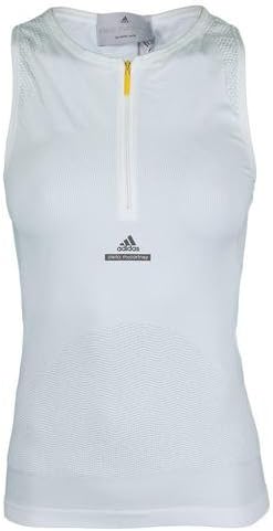 Adidas Women's Stella McCartney Wimbledon Tank-White/Ice Grey-XS