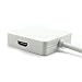 BESTOPE Mini DisplayPort DP to VGA HDMI DVI Adapter 3 in 1 Square Shape Thunderbolt to Female for Apple MacBook MacBook Pro MacBook Air