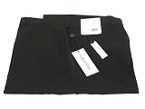 Calvin Klein Mens Flat Front Solid Black Wool Dress Pants - Size 32 x30