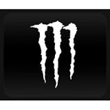 MONSTER ENERGY DRINK-Car, Truck,Notebook, WHITE Vinyl Sticker/Decal